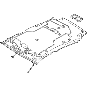 Infiniti 739B0-5DC1A Module Assembly-Roof Trim