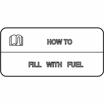 Infiniti 97841-6RR0A Label-Caution,Fuel