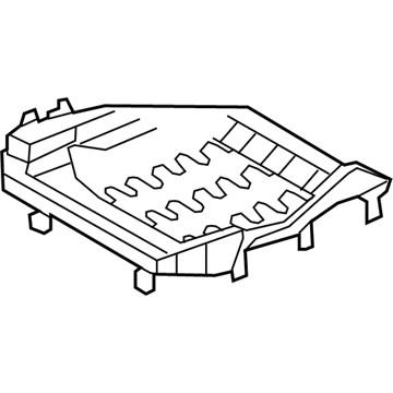 Infiniti 87351-CM40A Frame Assy-Cushion,Front Seat