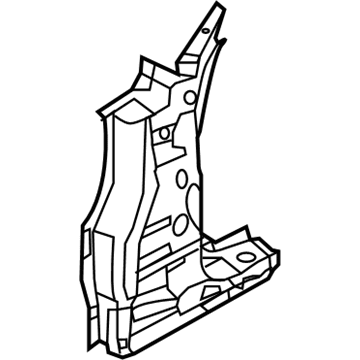 Infiniti 76261-JJ51A Brace-Front Pillar,LH