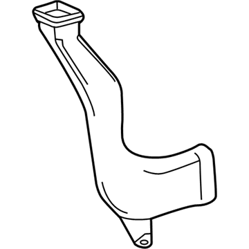 Infiniti 27983-3KA0A Duct-Upper Ventilation,Rear