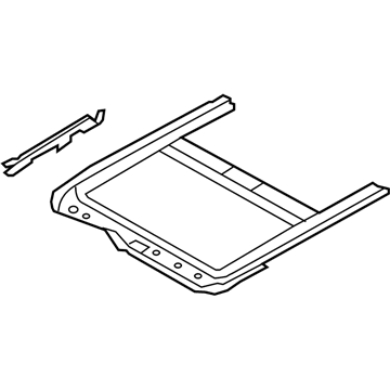 Infiniti 91350-JK04A Rail Assy-Sunroof