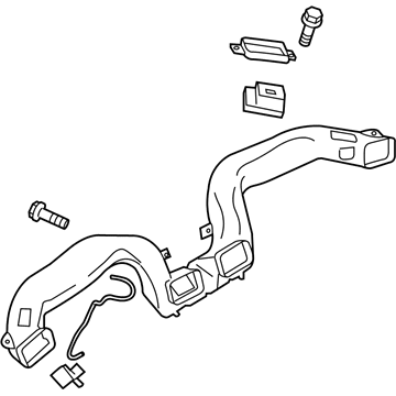 Infiniti 27860-1MA0B Duct-VENTILATOR Center