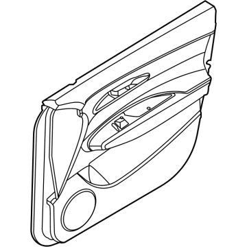 Infiniti 82240-AR000 Guide Rail Assy-Rear Door