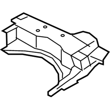 Infiniti 84979-JJ50A Spacer-Trunk Floor,LH