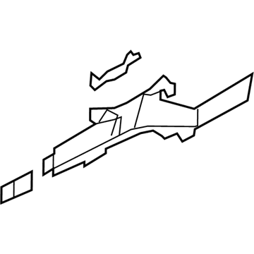 Infiniti 75131-1CA0N Plate-Closing,Front Side Member LH