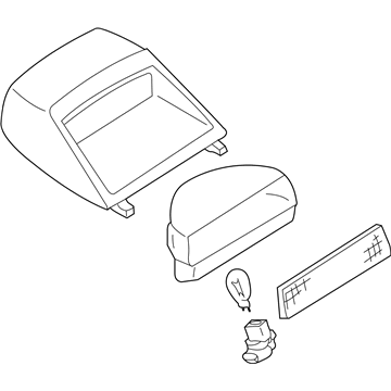 Infiniti 26590-5Y860 Lamp Assembly-Stop