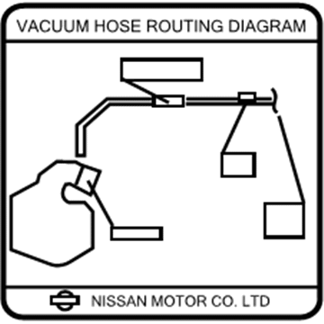 Infiniti 22304-EH001 Label-Vacuum Piping