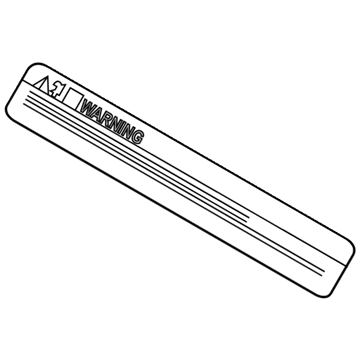 Infiniti 990A8-3JV0A Label-Caution,HEV Operation