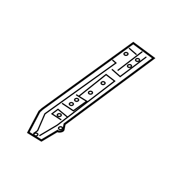 Infiniti G4574-3JAMA Reinforce-Anchor Belt,Rear Floor