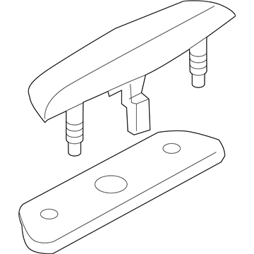 Infiniti 26590-EV00B Lamp Assembly-Stop