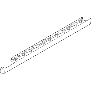 Infiniti 76850-AR001 Mudguard-Sill Center,RH