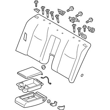 Infiniti 88600-1MA0B Back Re Seat C