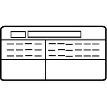 Infiniti 27090-E913D Label-Caution,Air Conditioner