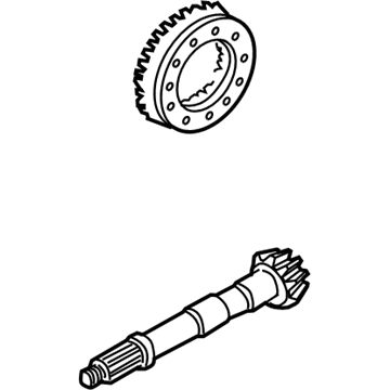 Infiniti 38100-1LC1A Gear Set-Final Drive