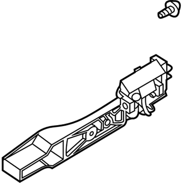 Infiniti 80611-CG005 Bracket-Outside Handle,LH