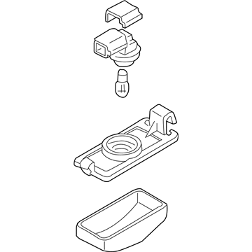 Infiniti 26510-1L000 Lamp Assembly-Licence