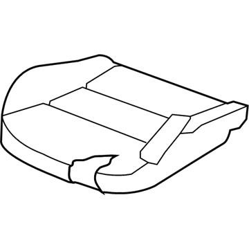 Infiniti 87310-5DA0A Trim&Pad Assembly-Front Seat Cushion, LH