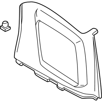 Infiniti 76934-0W010 Finisher-Luggage Side,Upper RH