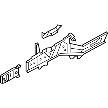 Infiniti 75131-1MG0A Plate-Close,Front Side Member LH