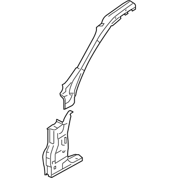 Infiniti 76215-JL01A Reinforce-Front Pillar, Upper LH