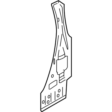 Infiniti 76531-JL00A Pillar - Center, Inner LH