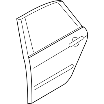 Infiniti H210A-EG0MB Door Rear LH