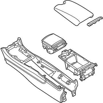 Infiniti Center Console Base - 96910-1VW1C