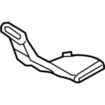 Infiniti 27832-EG000 Duct-Heater Floor,Rear RH