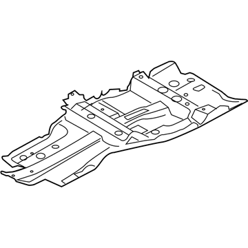 2009 Infiniti EX35 Floor Pan - G4320-1BAMA