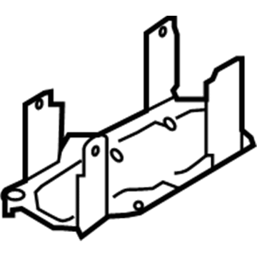 Infiniti 27355-1LA0A Bracket Assembly-Differential Member Mounting