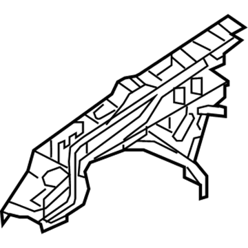 Infiniti 64181-1MA0A Reinforcement-HOODLEDGE LH