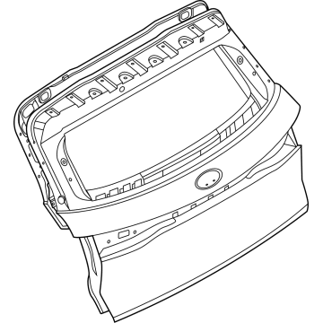 Infiniti 90100-6SA0A Door Assy-Back