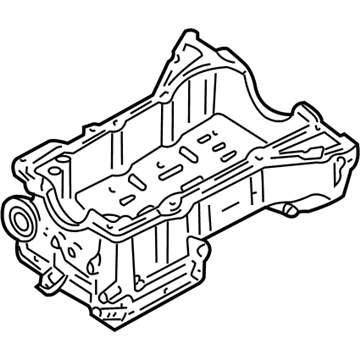 Infiniti 11110-31U2A Oil Pan Assembly