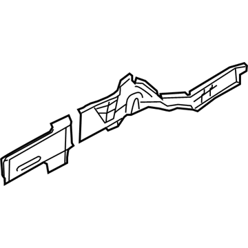 Infiniti 75131-CG100 Plate-Closing,Front Side Member LH