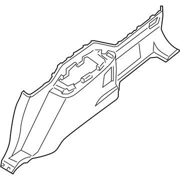 Infiniti 84952-ZQ10D Finisher-Luggage Side Lower,Front RH