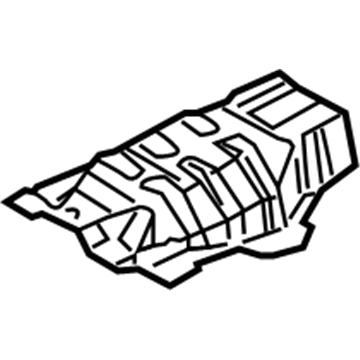 Infiniti 74754-AG900 INSULATOR Heat FFLR