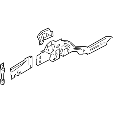 Infiniti 75130-AM600 Plate-Closing,Front Side Member RH