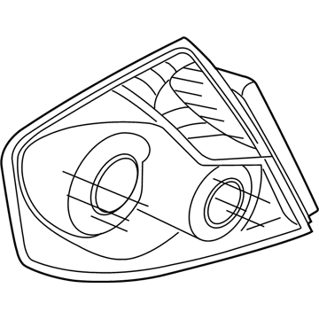 Infiniti 26559-EJ70A Body Assembly-Combination Lamp,LH