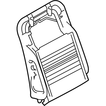 Infiniti 87601-1MT1A Frame Assembly-Front Seat Back