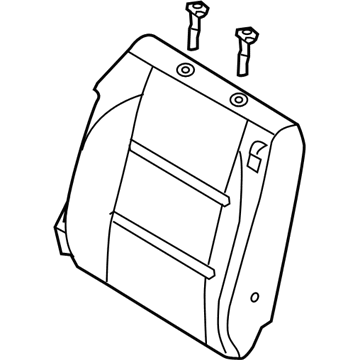 Infiniti 87650-ZC161 Back Assembly-Front Seat With Side Air Bag