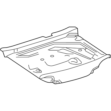 Infiniti 84975-5DA0B Box Assy-Luggage Floor,Center