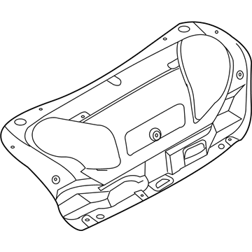 Infiniti 84966-AL700 Finisher-Trunk Lid