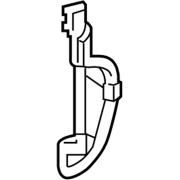 Infiniti 78843-1MA0A Guard Assembly-DRAFTER, LH