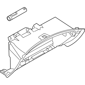 Infiniti 68102-1CA0A Panel-Instrument Lower,Assist