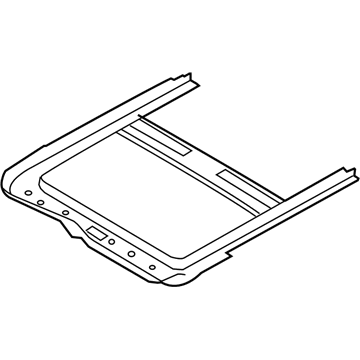 Infiniti 91350-1BA1B Rail Assy-Sunroof