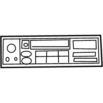 Infiniti 28188-7J200 Radio Unit,W/CD And Cassette