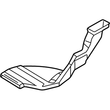 Infiniti 27833-AR205 Duct-Heater Floor,Rear L