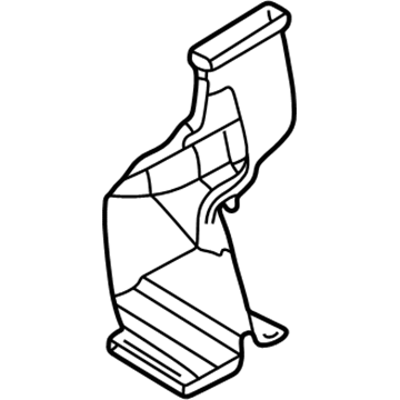 Infiniti 27832-AR200 Duct-Heater Floor,Rear RH