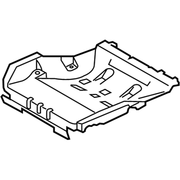 Infiniti 87351-EG00A Frame Assembly-Front Seat Cushion